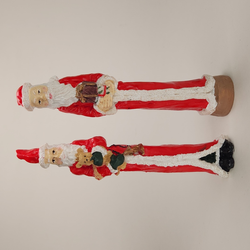 Retro Resin Santas Set